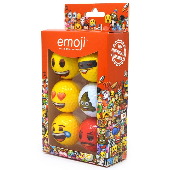 Emoji 6Pack Golf Balls